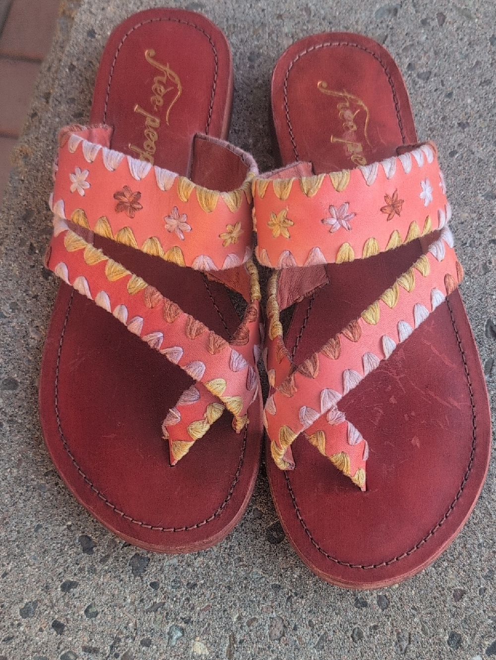 Free People Bella Caia Slide Sandals